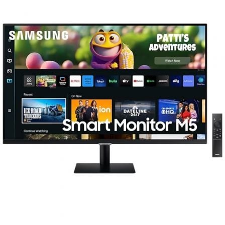 Smart Monitor Samsung M5 - M50C S27CM500EU 27p/ Full HD/ Smart TV/ Multimedia/ Negro