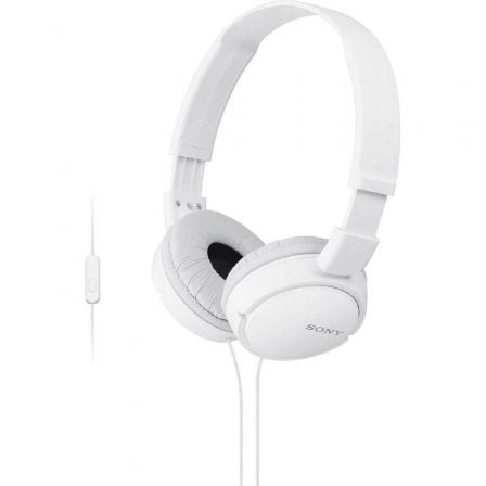 Auriculares Sony MDRZX110APW/ con Microfono/ Jack 3.5/ Blancos