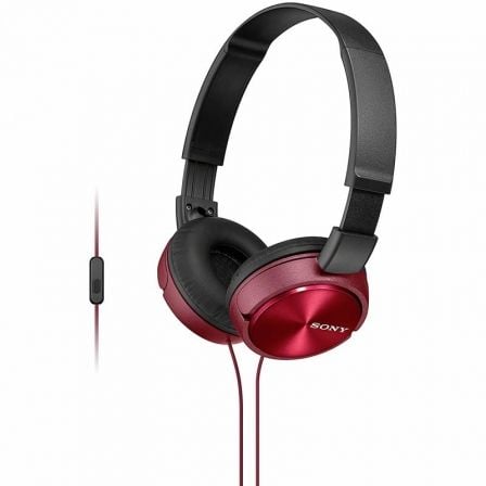 Auriculares Sony MDRZX310APR/ con Microfono/ Jack 3.5/ Rojos