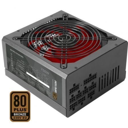 Fuente de Alimentacion Mars Gaming MPB750M/ 750W/ Ventilador 14cm/ 80 Plus Bronze