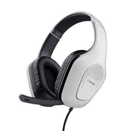 Auriculares Gaming con Microfono Trust Gaming GXT 415 Zirox/ Jack 3.5/ Blancos