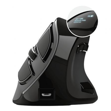 Raton Ergonomico Inalambrico por Bluetooth Trust Voxx/ Hasta 2400 DPI