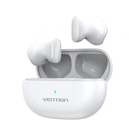 Auriculares Bluetooth Vention Tiny T12 NBLW0 con estuche de carga/ Autonomia 6h/ Blancos